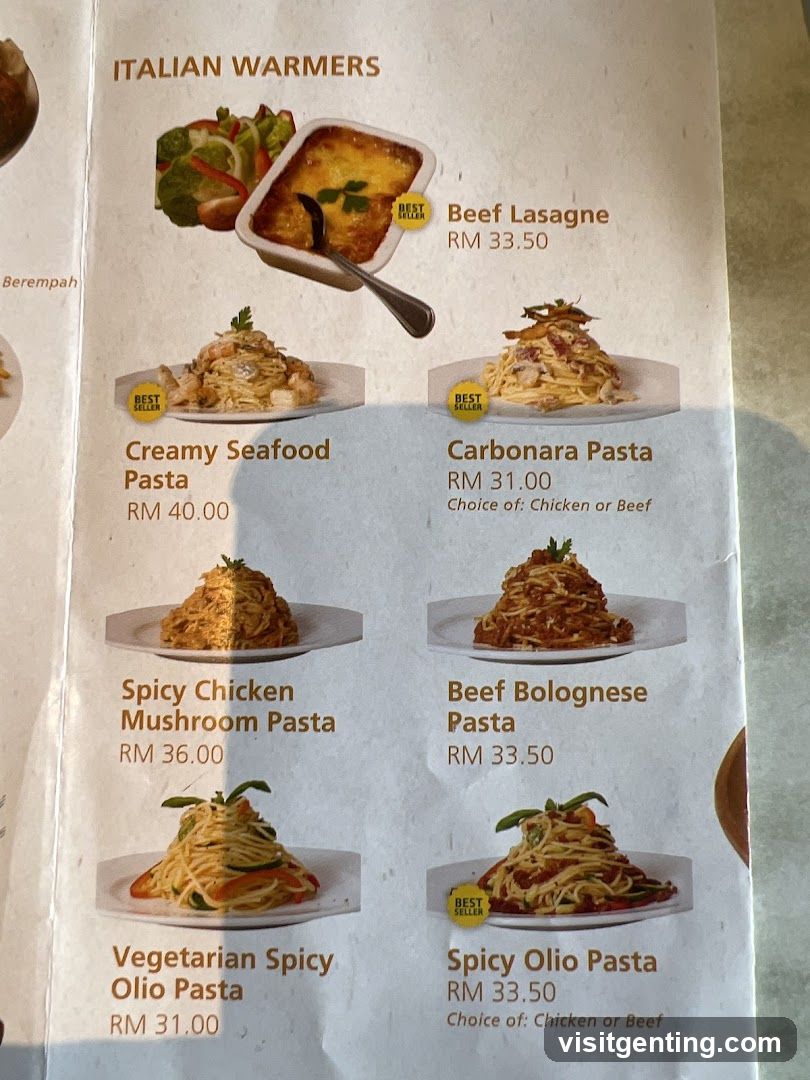 Italian Warmers Section