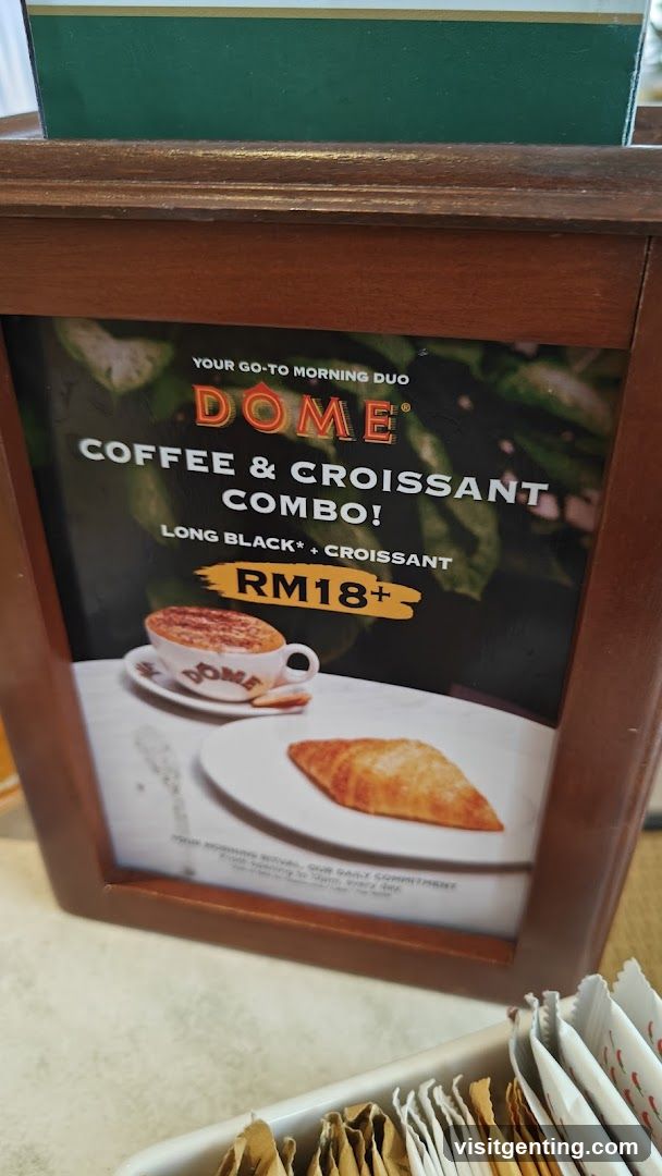 DOME Coffee & Croissant Combo Advertisement