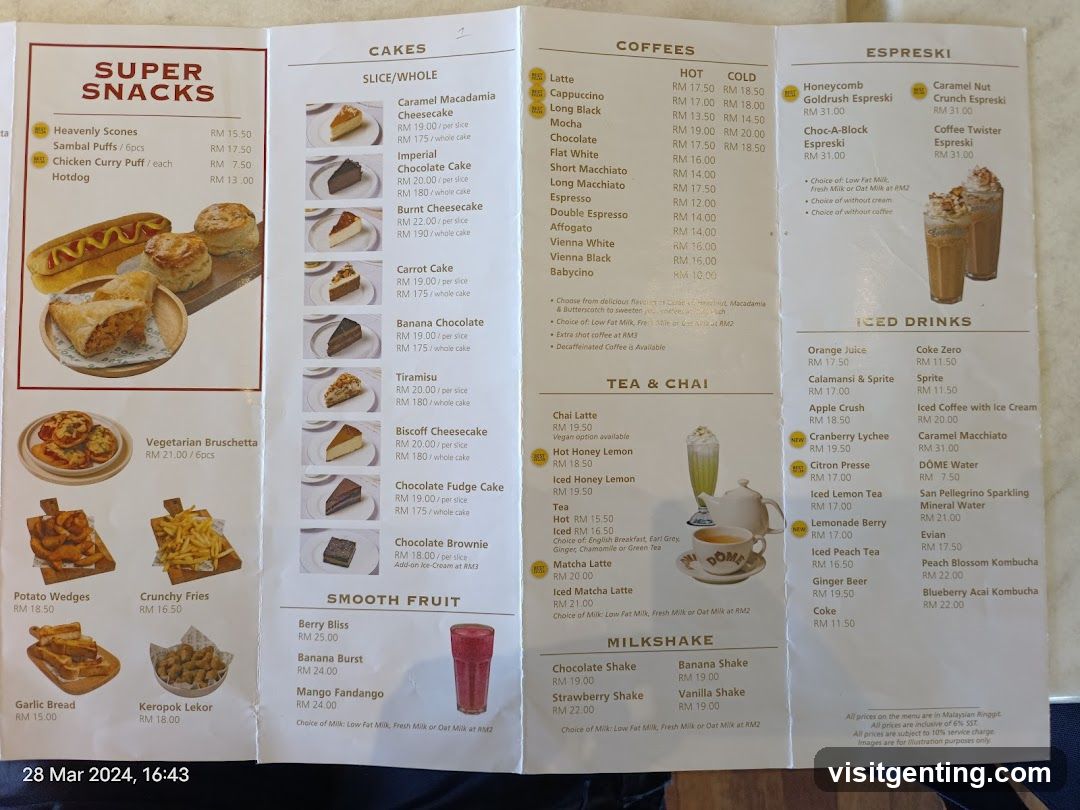 Restaurant Menu