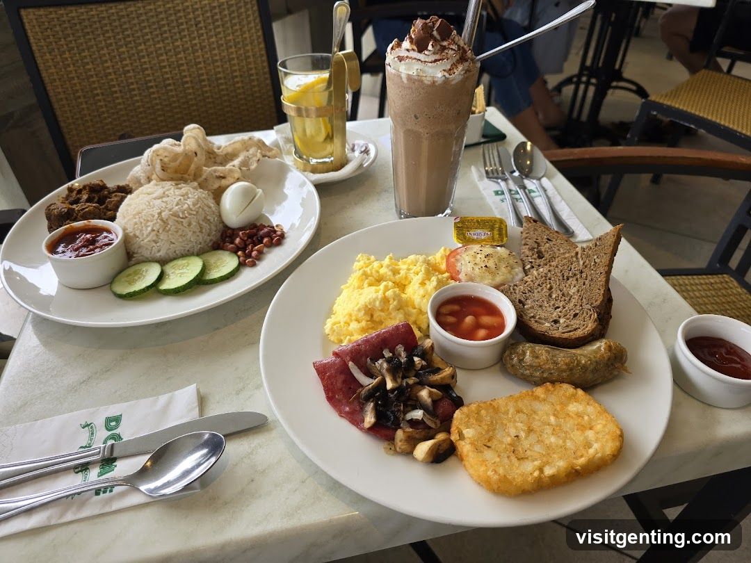 Restaurant Interior Breakfast Scene
