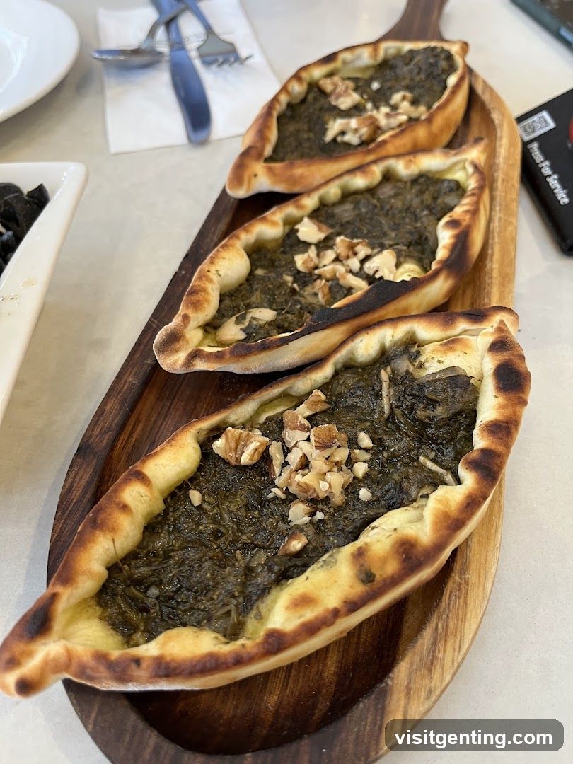 Food served on wooden platter