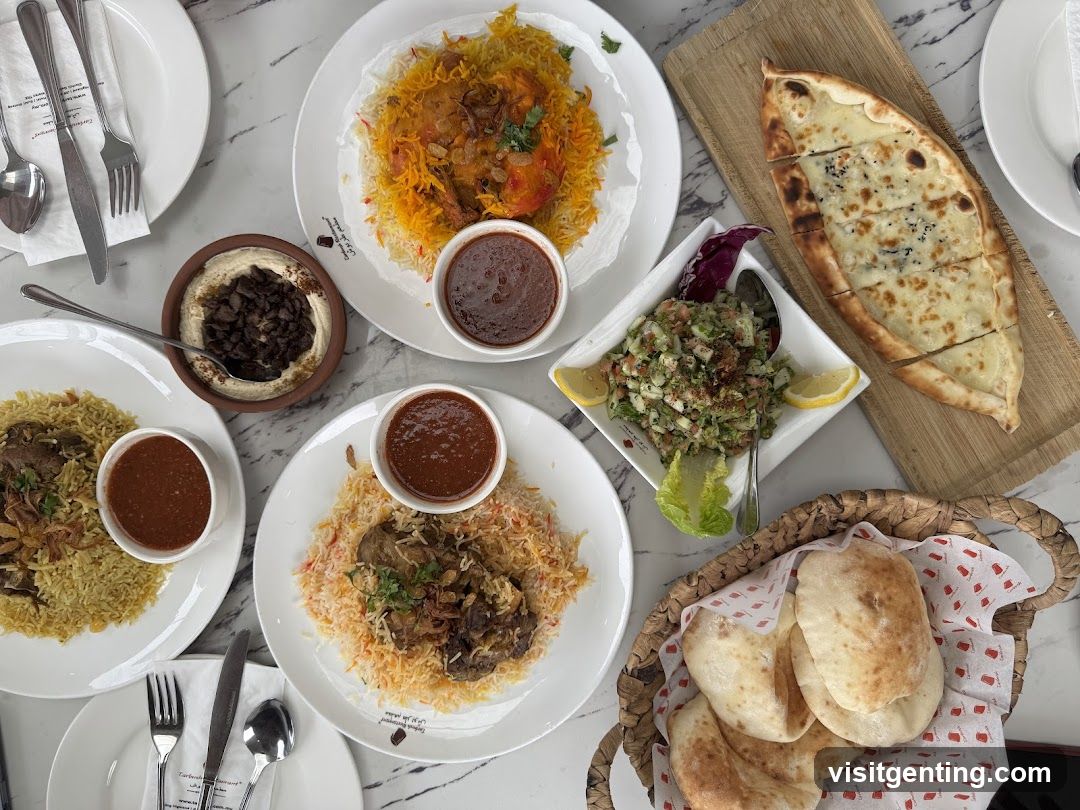 Restaurant Table Spread