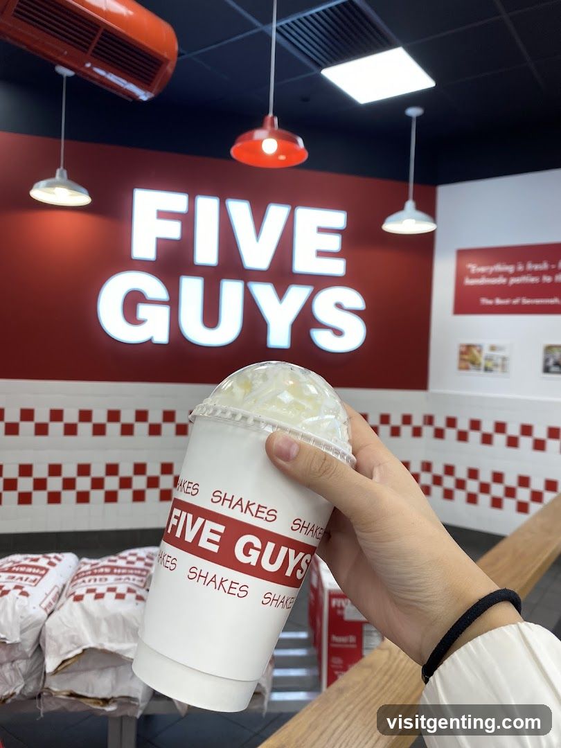 Five Guys Interior