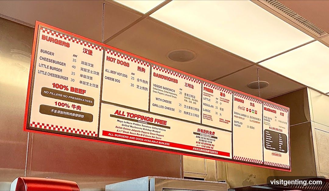 Restaurant Menu Board