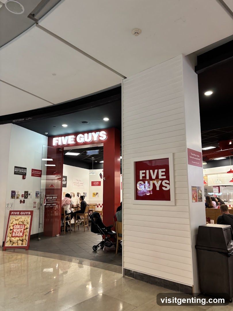 Five Guys storefront entrance