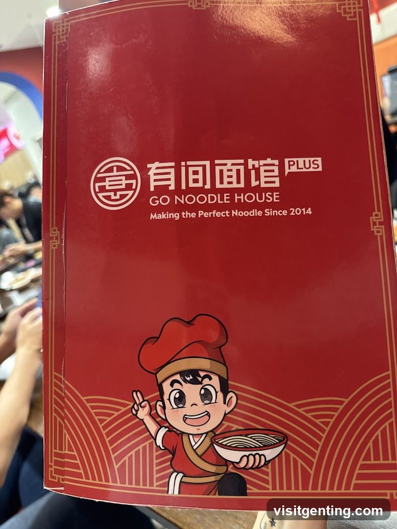 Go Noodle House Plus Menu Cover
