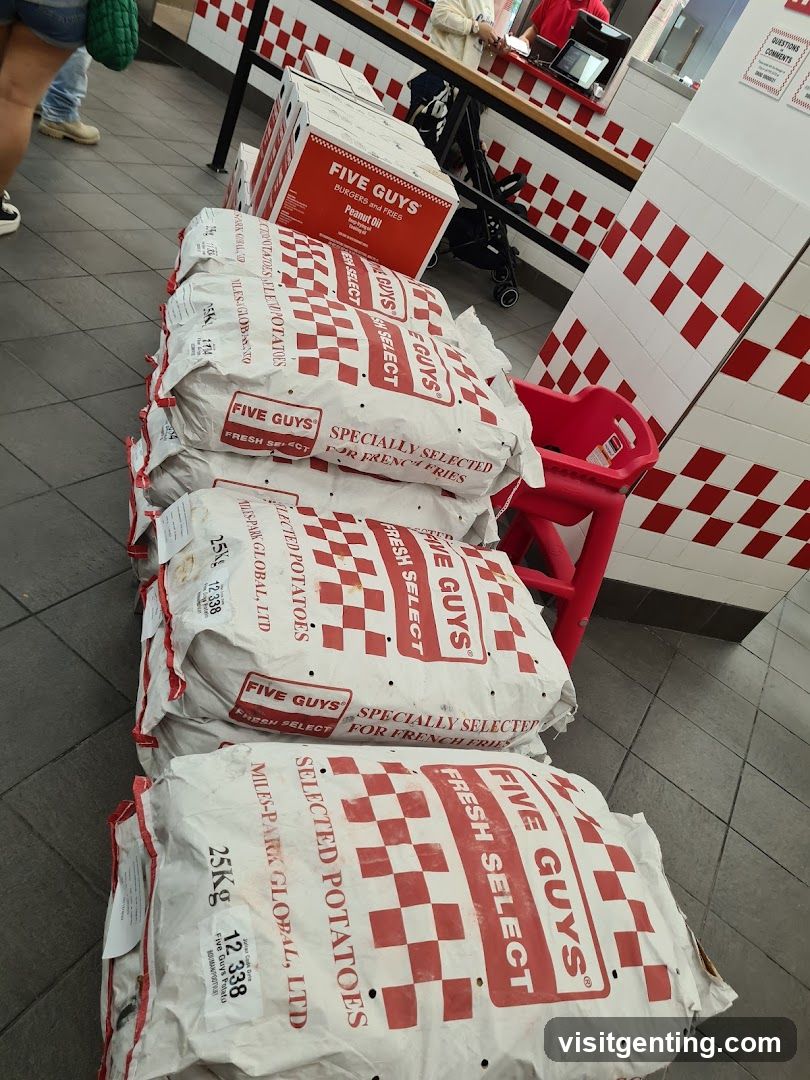 Five Guys Interior