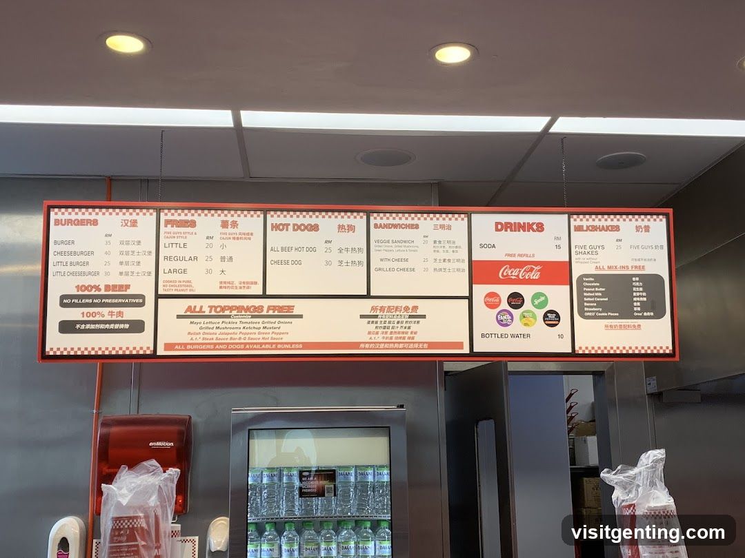 Restaurant Menu Board