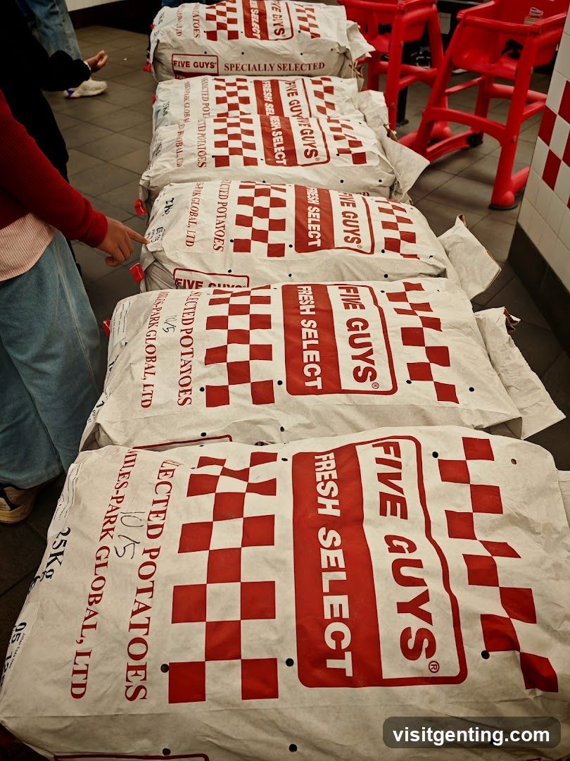 Five Guys Potatoes Bales
