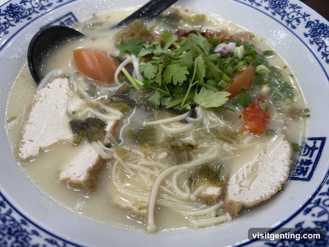 Lamb Soup with Tofu and Vegetables