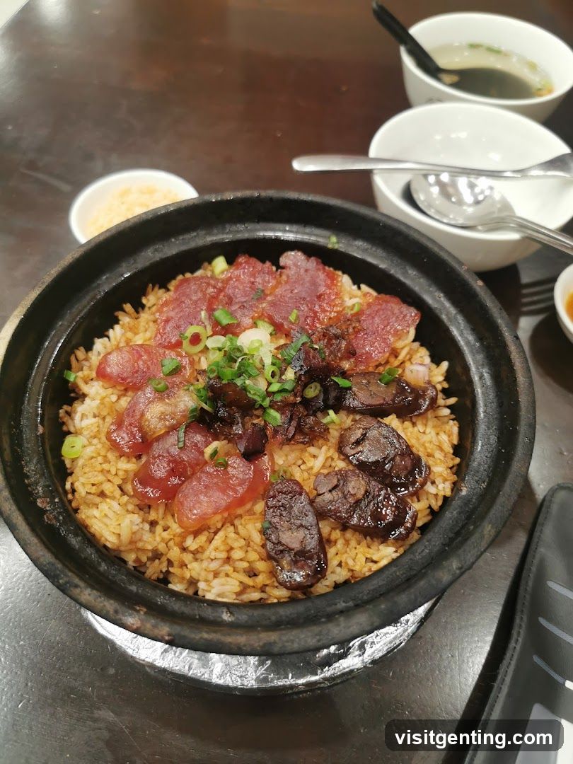 Food served in a clay pot