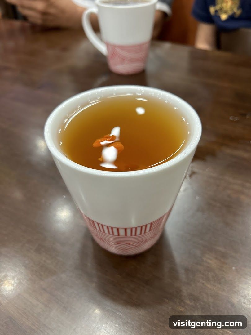 Tea Cup on Wooden Table