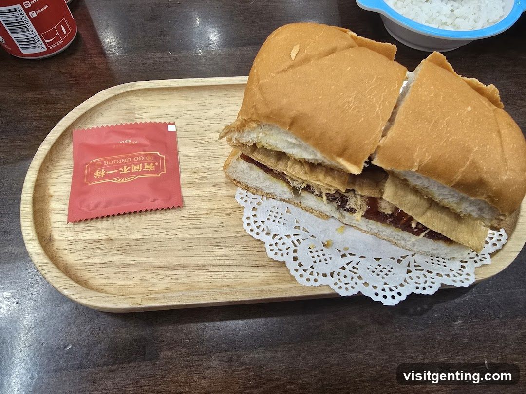 Food on wooden tray