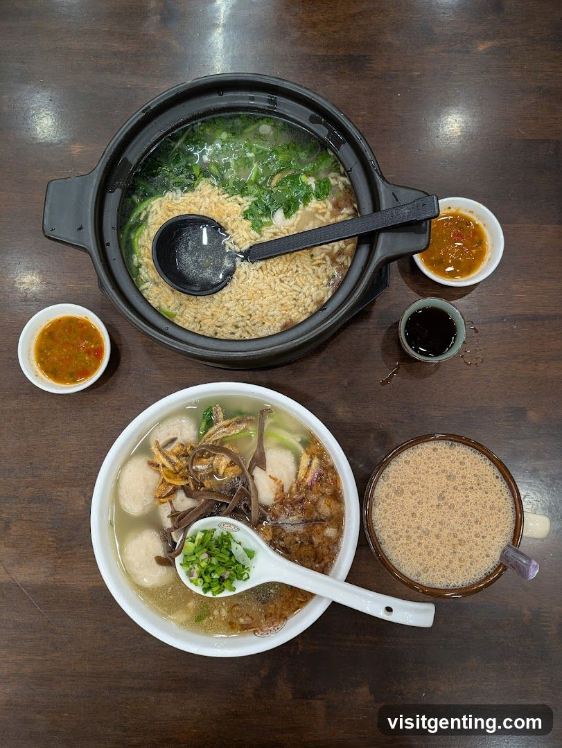 Tabletop Food Setup