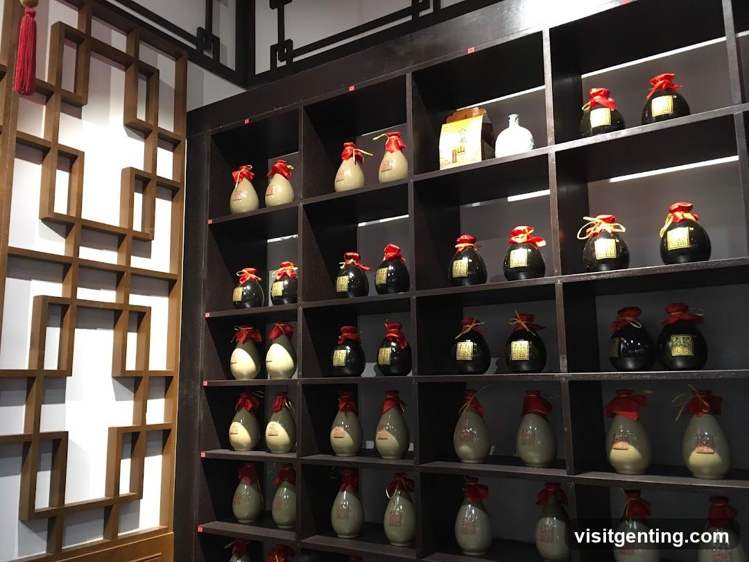 Interior Display of Traditional Bottles