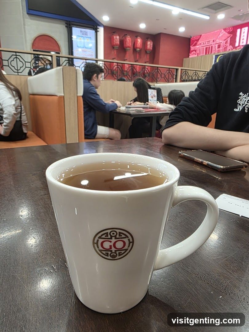 Interior of a restaurant