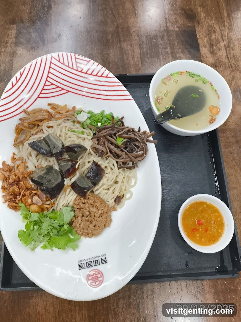 Noodle Dish with Side Dishes