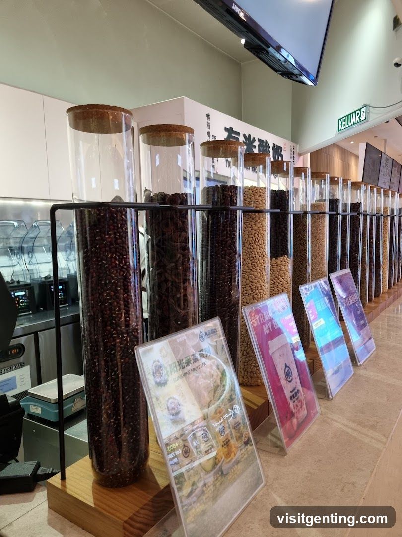 Boba Shop Interior Display