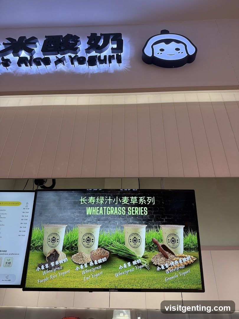 Storefront Signage and Digital Menu Display