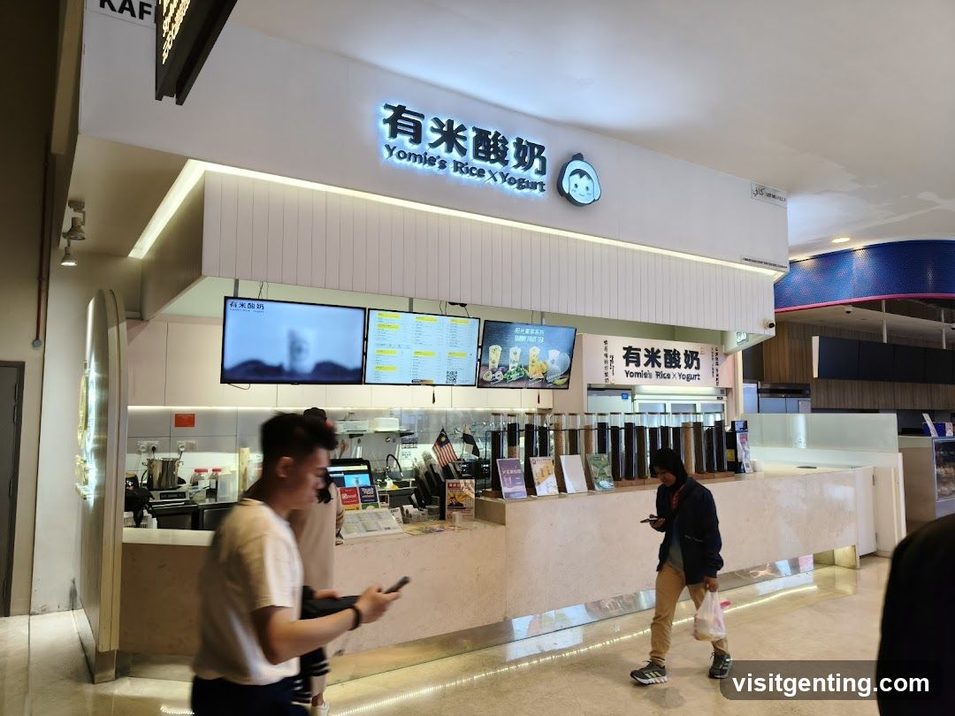 Yomie's Rice x Yogurt storefront interior