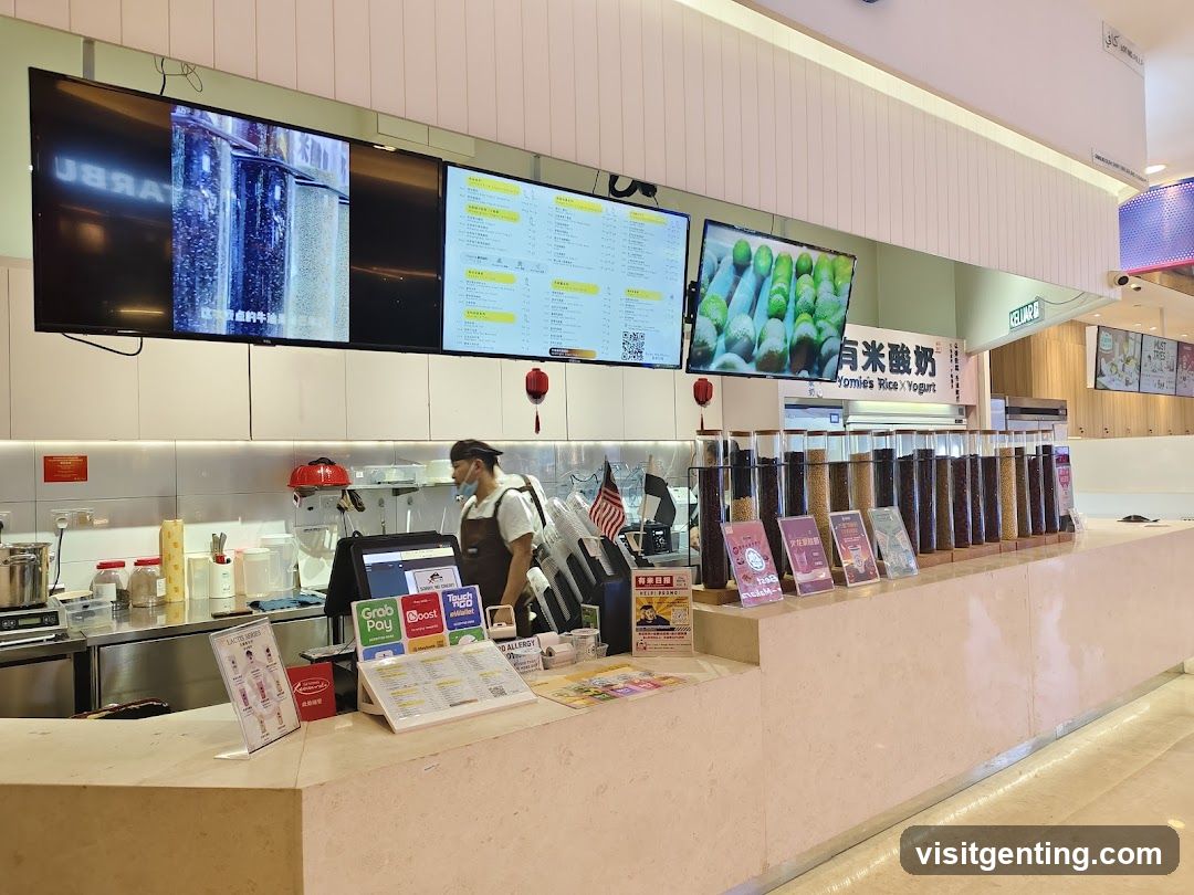 Yomies Rice Yogurt Counter
