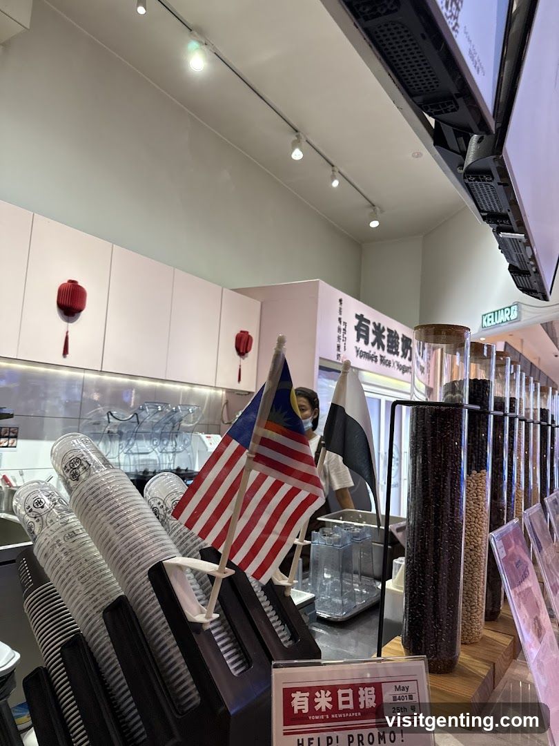 Interior of a beverage shop
