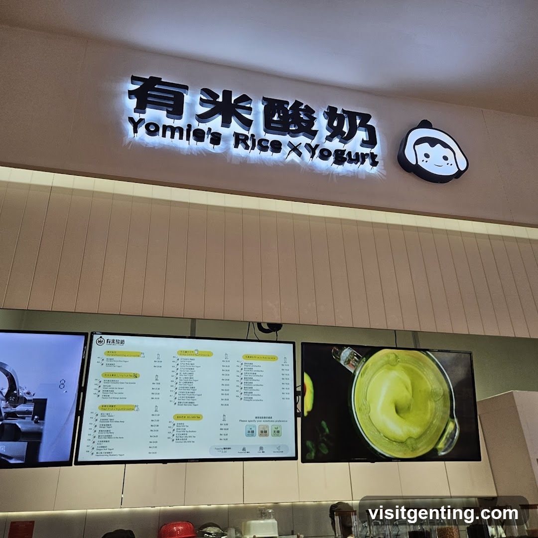 Yomie's Rice X Yogurt storefront interior