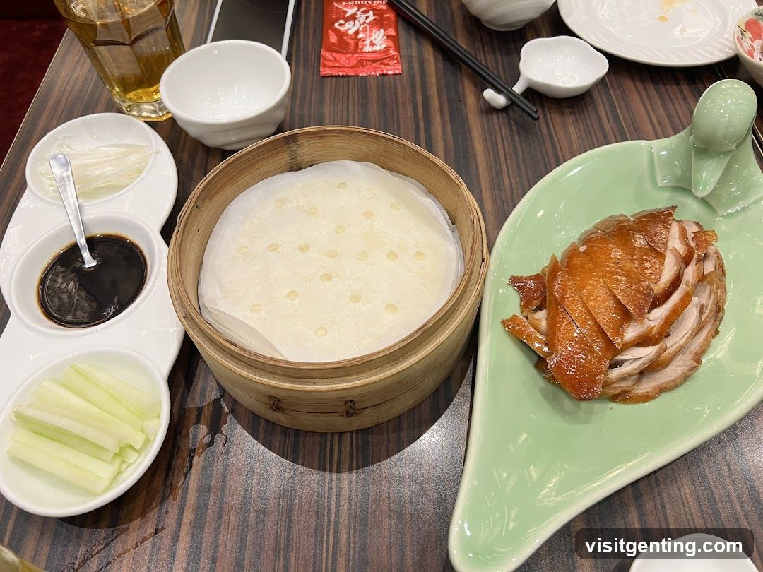 Dining Table with Peking Duck Set