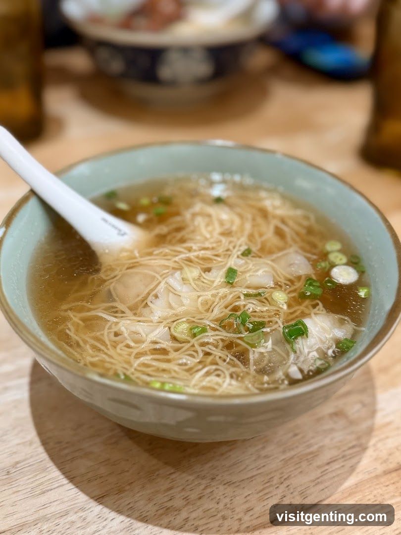 Bowl of noodle soup