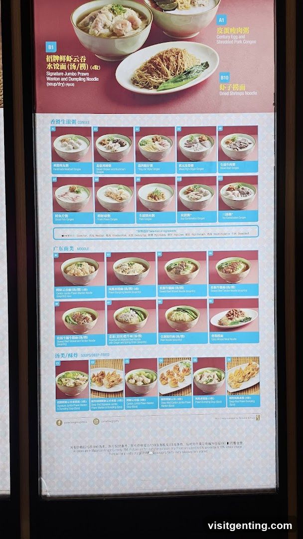 Menu Board Display
