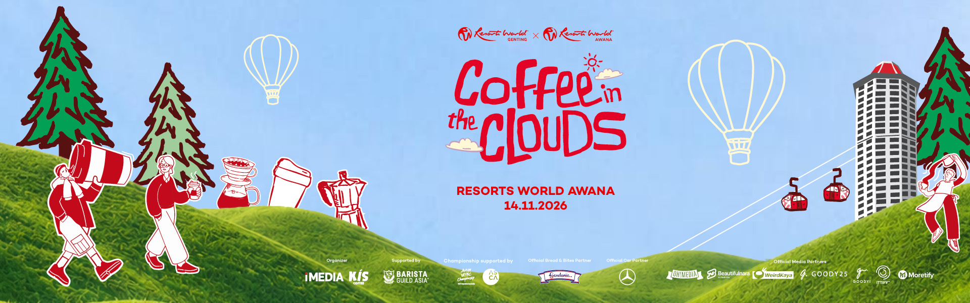 Coffee in the Clouds 14 November 2026 di 阿娃娜: WYBC Grand Final, bengkel RM30
