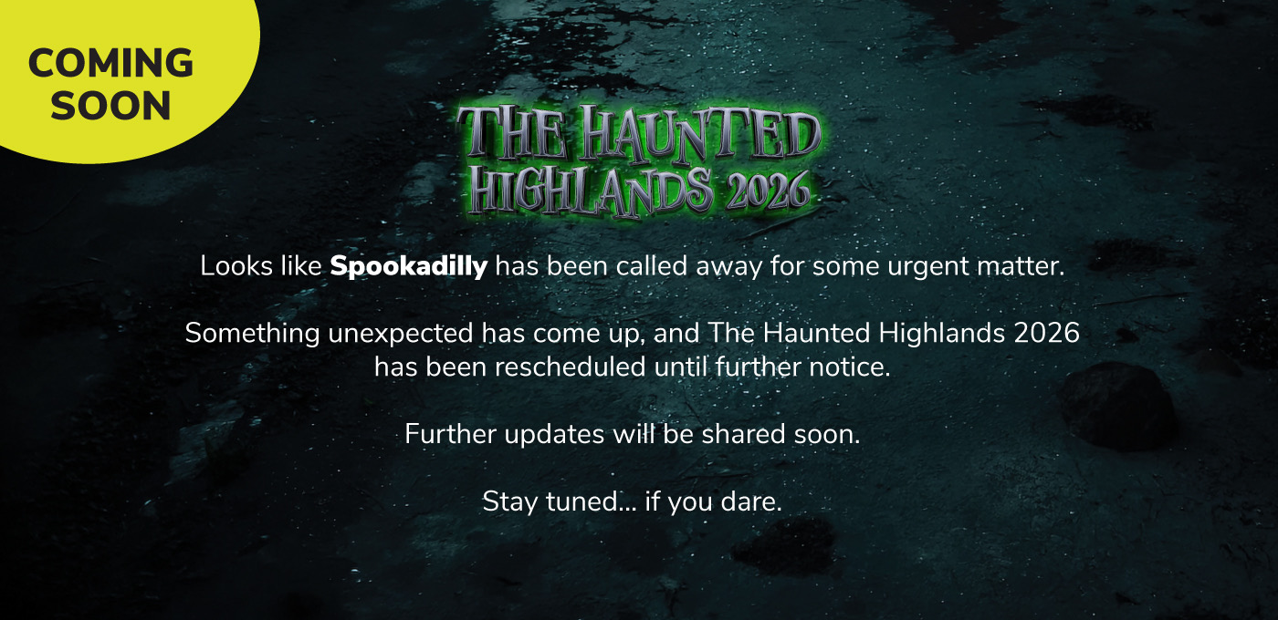 Haunted Highlands 2026 key visual for Pavilion Hall at Skytropolis Indoor Theme Park, Genting Highlands