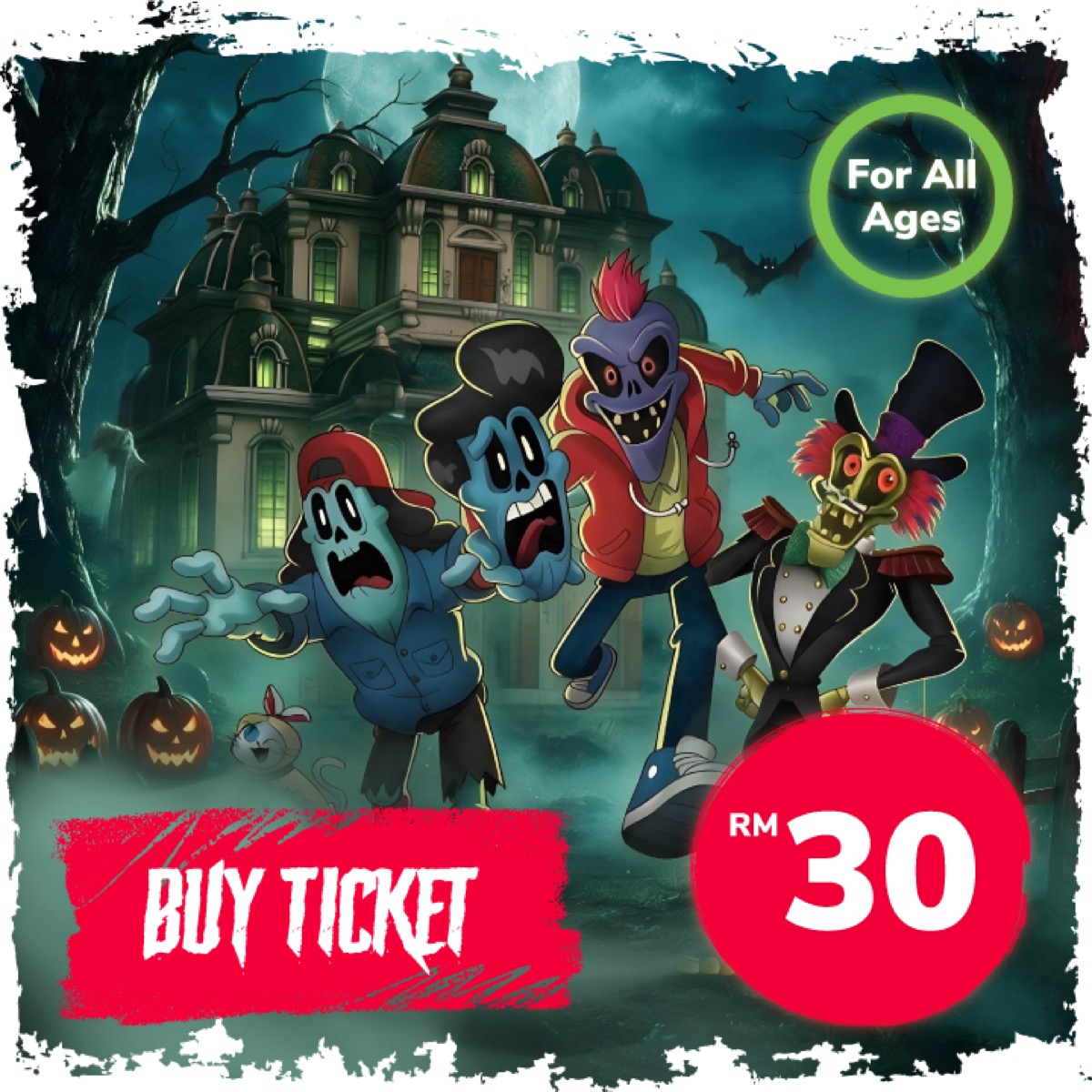Spookadilly x Kisah Bawah Tanah haunted house poster at Genting Highlands 2026