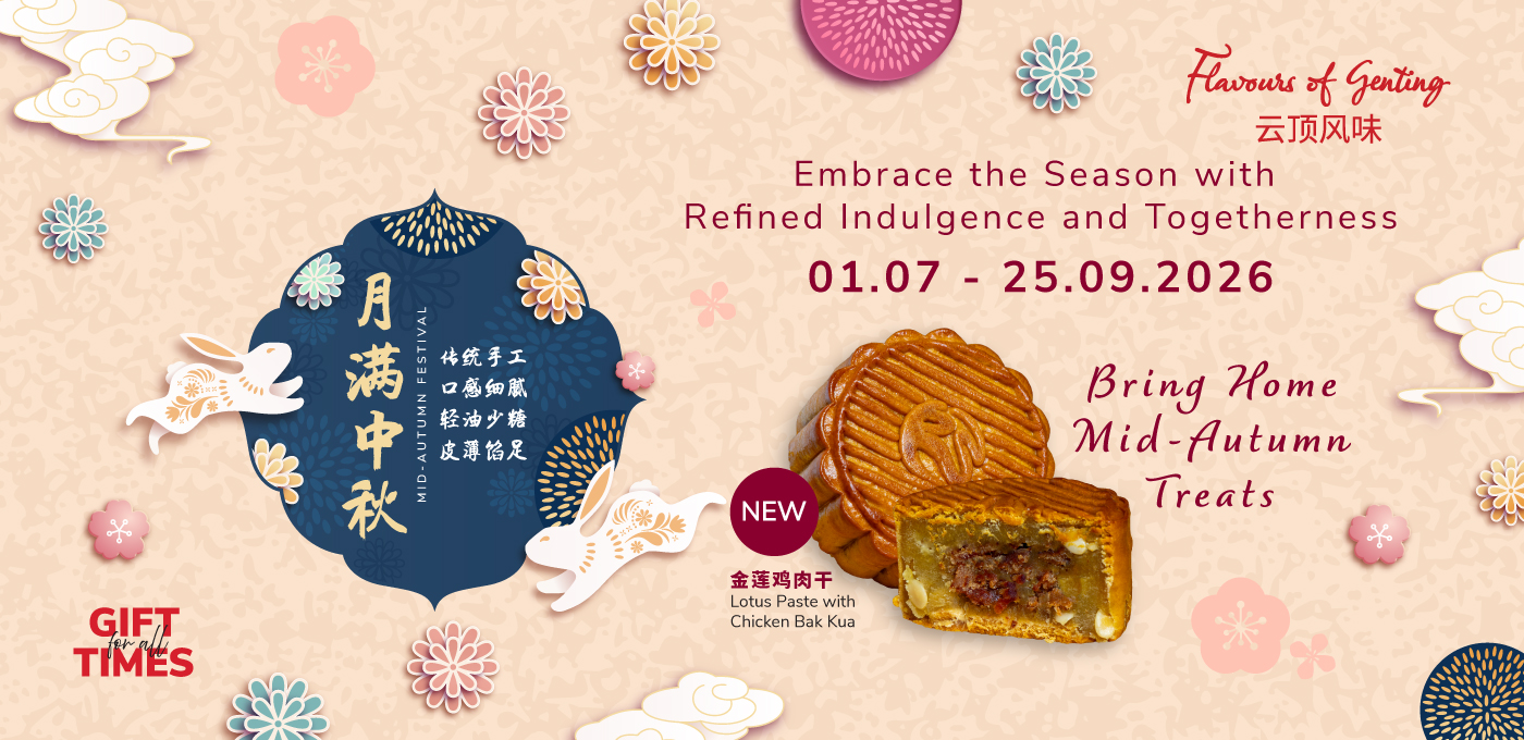 Flavours of Genting Mooncakes 2026: Four New Flavours, 30% Early Bird and the Return of the Durian Lotus Jingsa